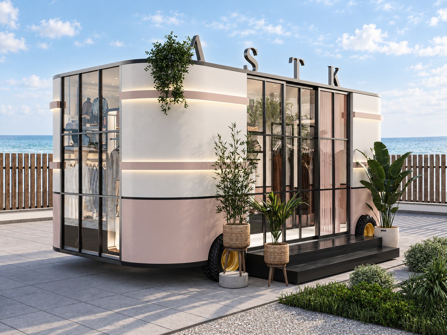 ASTK - Summer Campaign — ASTK mobile boutique exterior