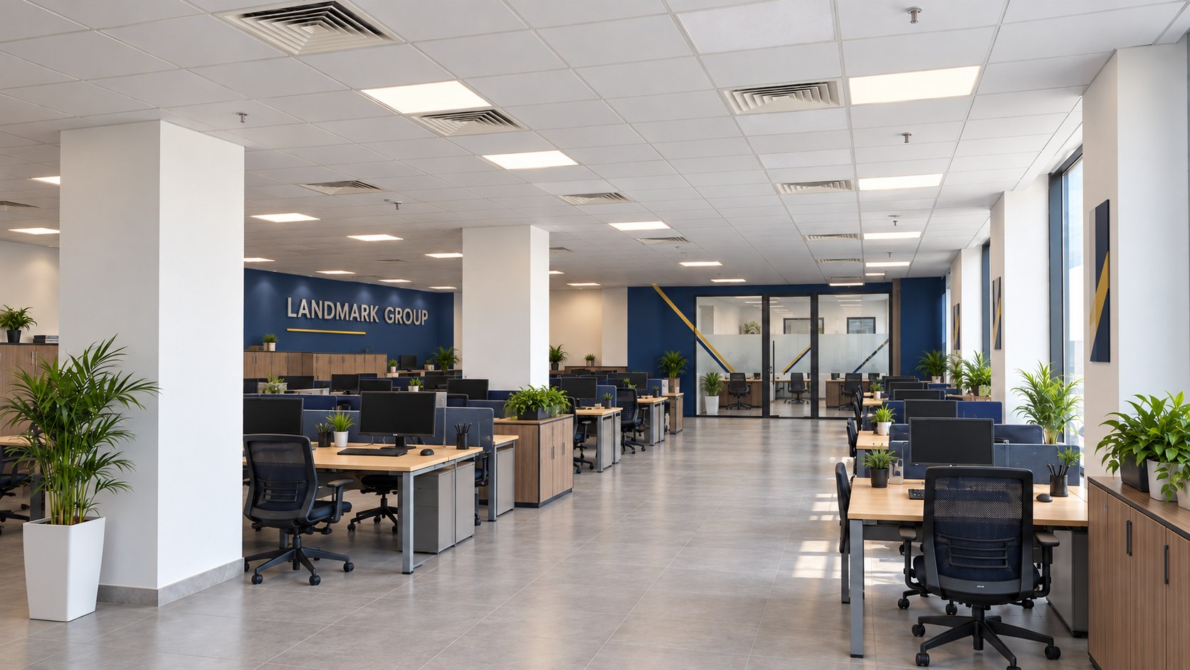 Mirage Mall - Head office design — Landmark Group Egypt office redesign