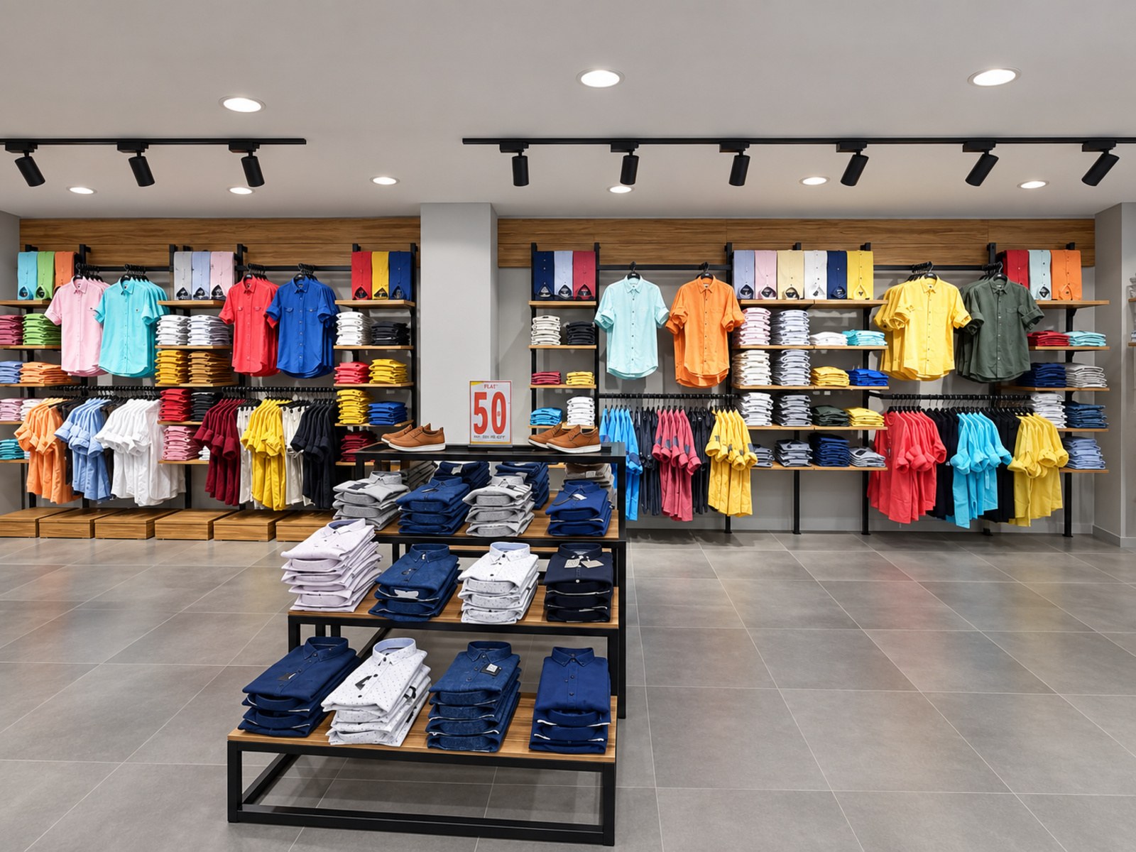 Men's Club - Mansoura 2 — central display area