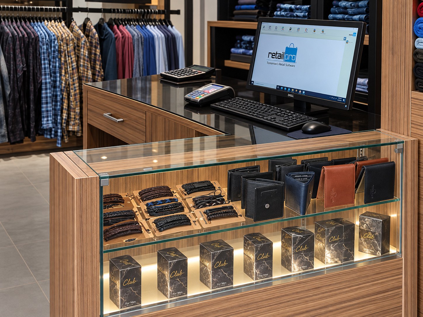 Men's Club - Mansoura 1 — checkout display