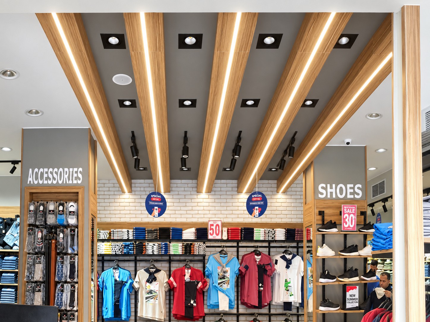 Men's Club - Mansoura 1 — upper display area