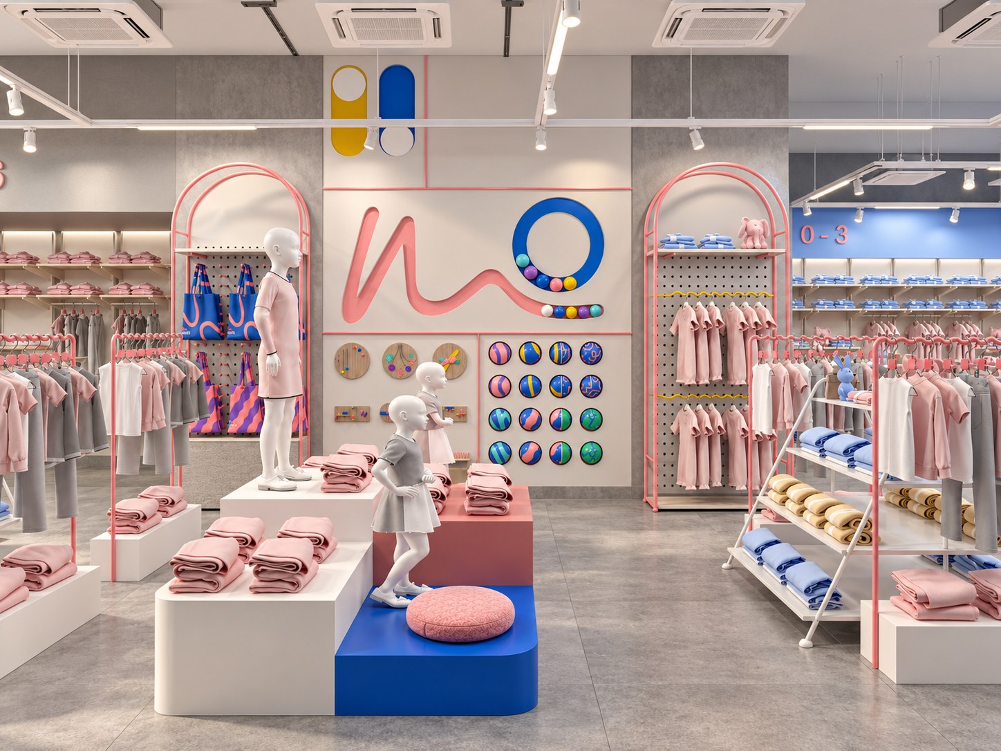 Ninos - Faisal Branch — Ninos Faisal pastel retail visualization