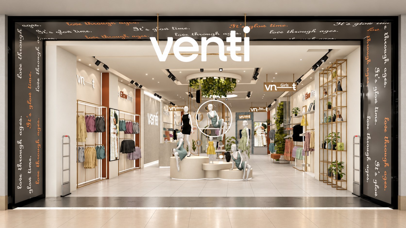 Venti CFC Design — Venti Cairo Mall Interior Visualization