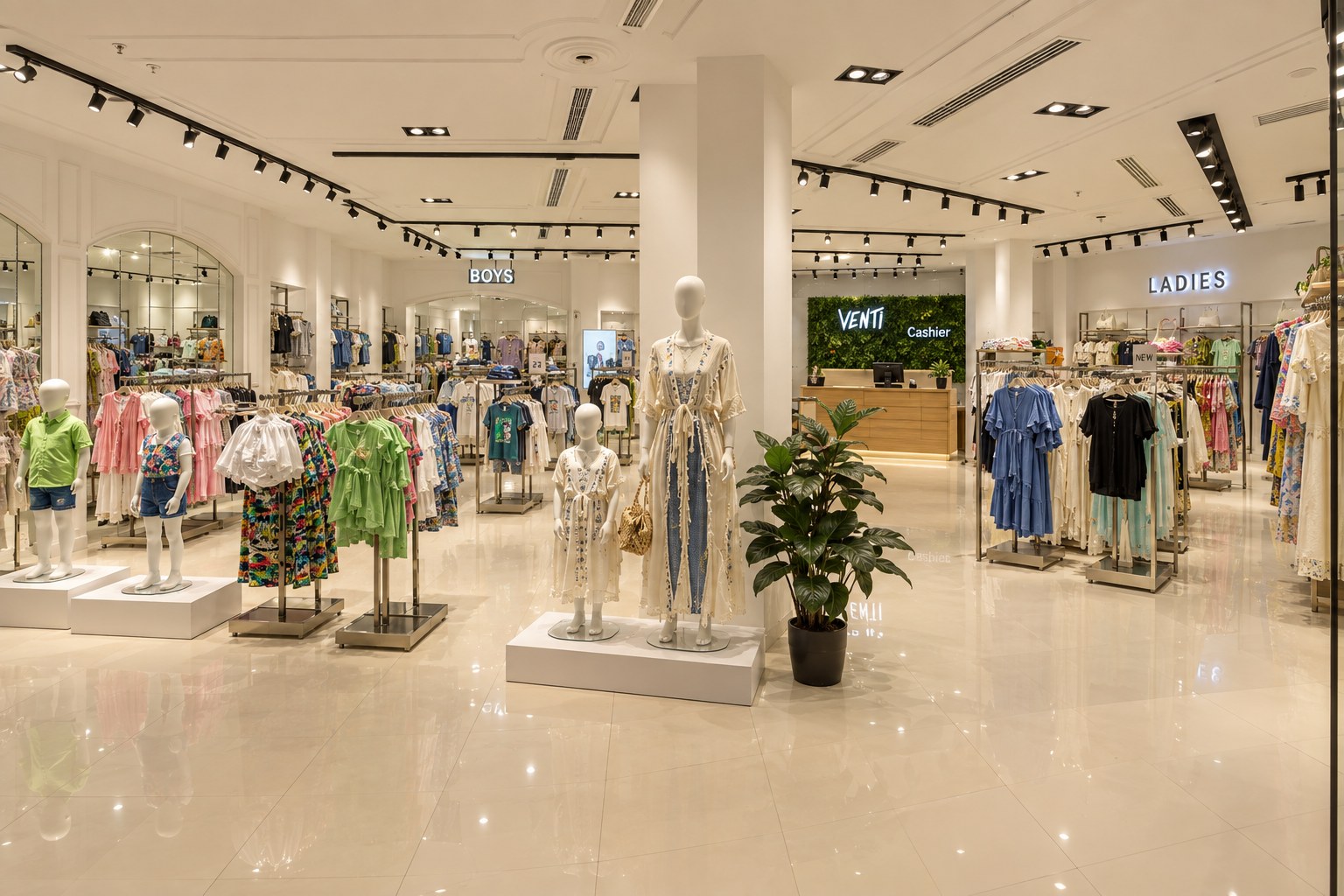 Venti - San Stefano — Reconstructed VENTI Store Interior, Alexandria