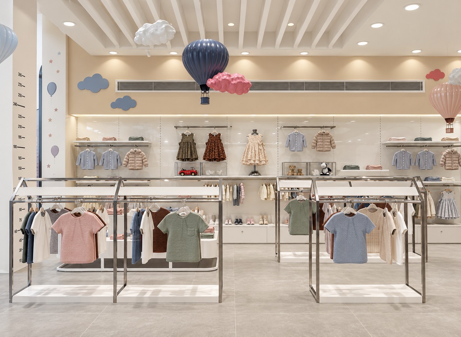 YOYO - City Stars mall — Bright Yoyo children's store with balloon decor