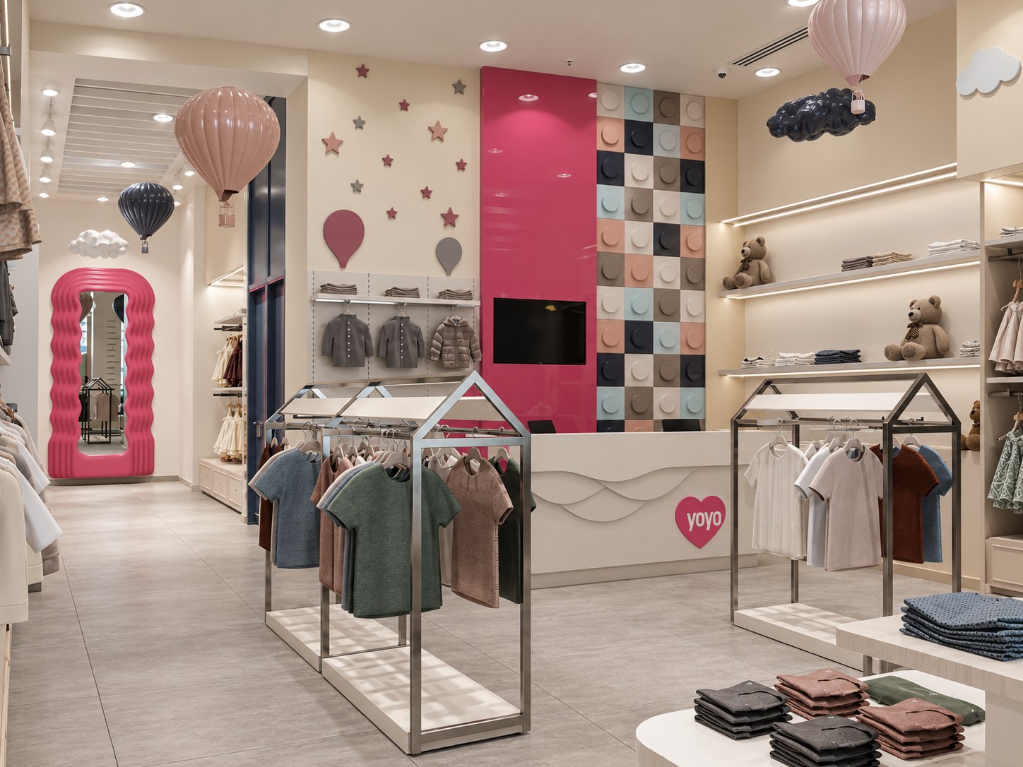 YOYO - City Stars mall — Yoyo Store Cashier and Rear Joinery