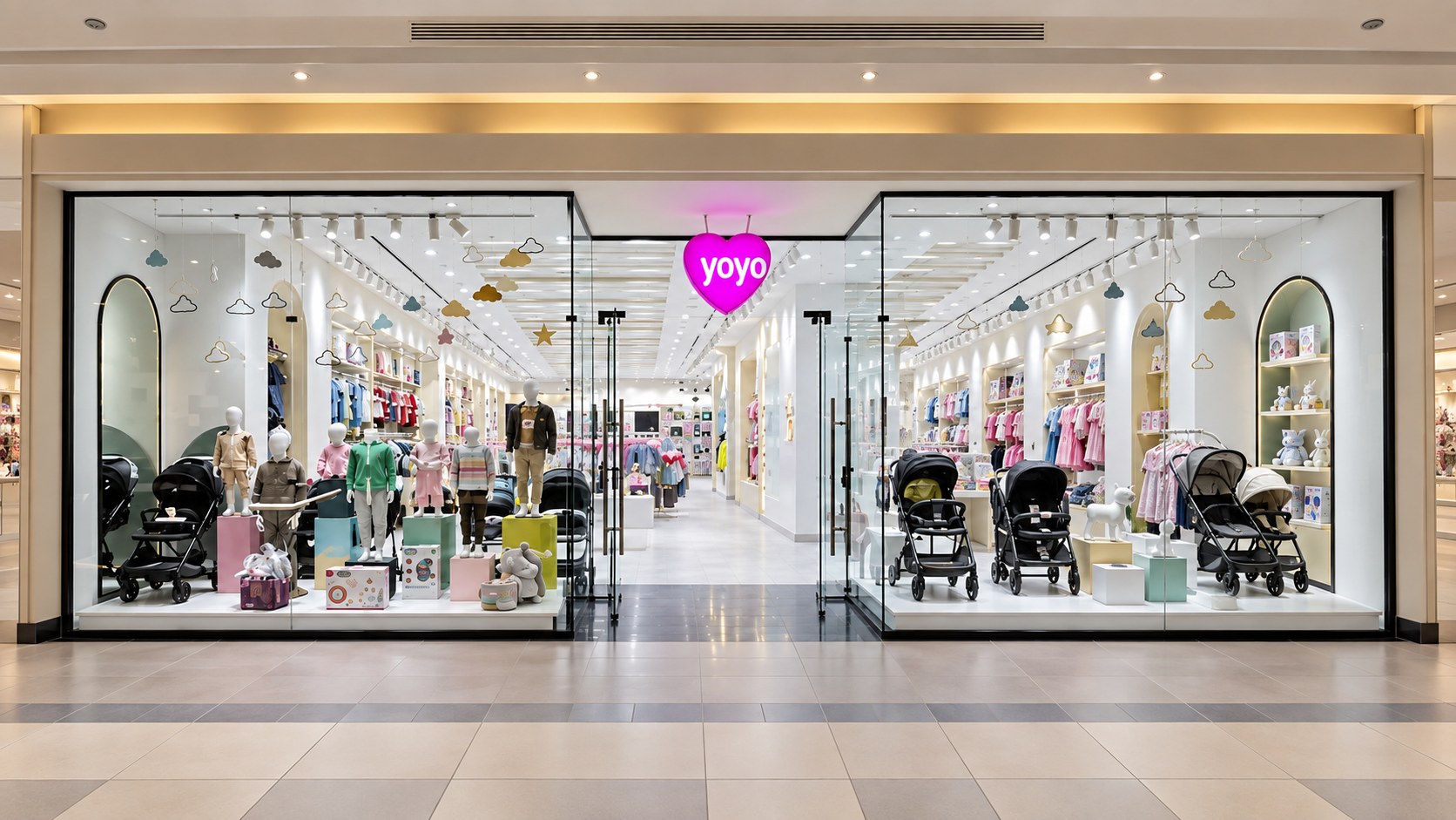 YOYO - City Stars mall — YOYO Storefront in Full View