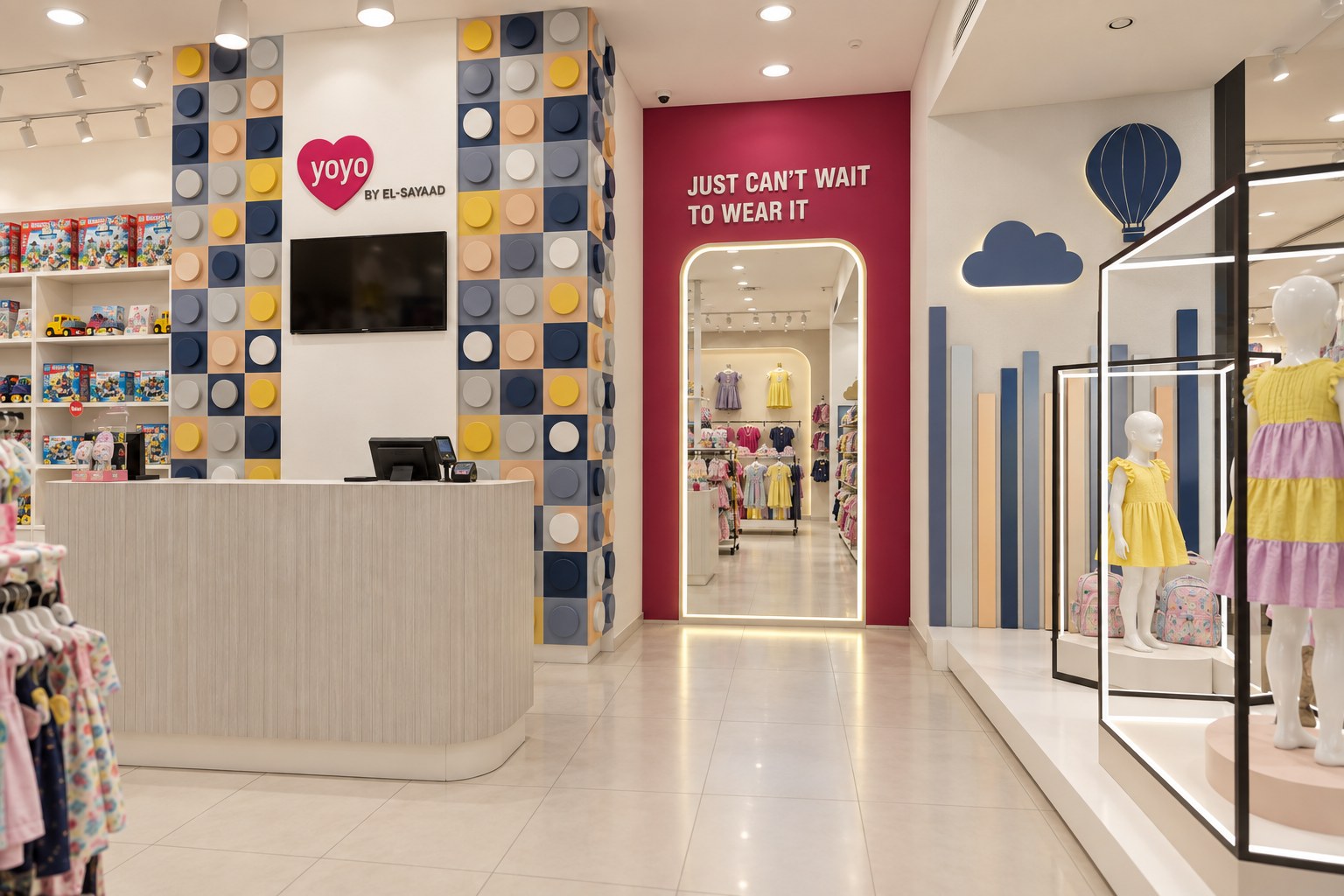 YOYO - East Hub Mall — Colorful Yoyo Checkout at East Hub