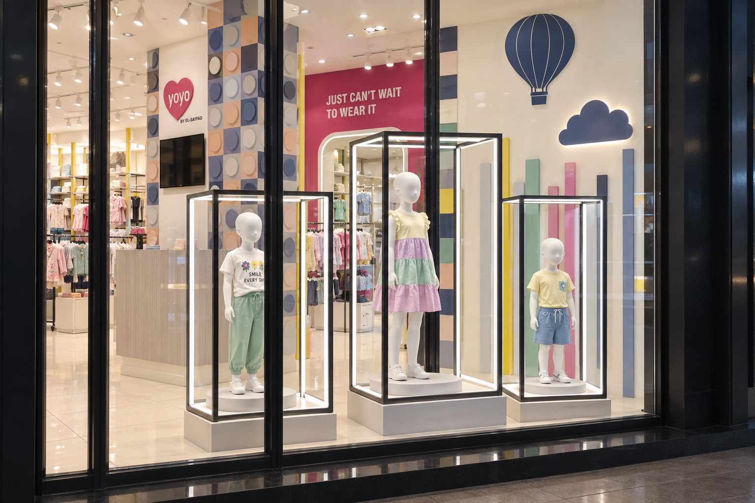 YOYO - East Hub Mall — YOYO East Hub window display
