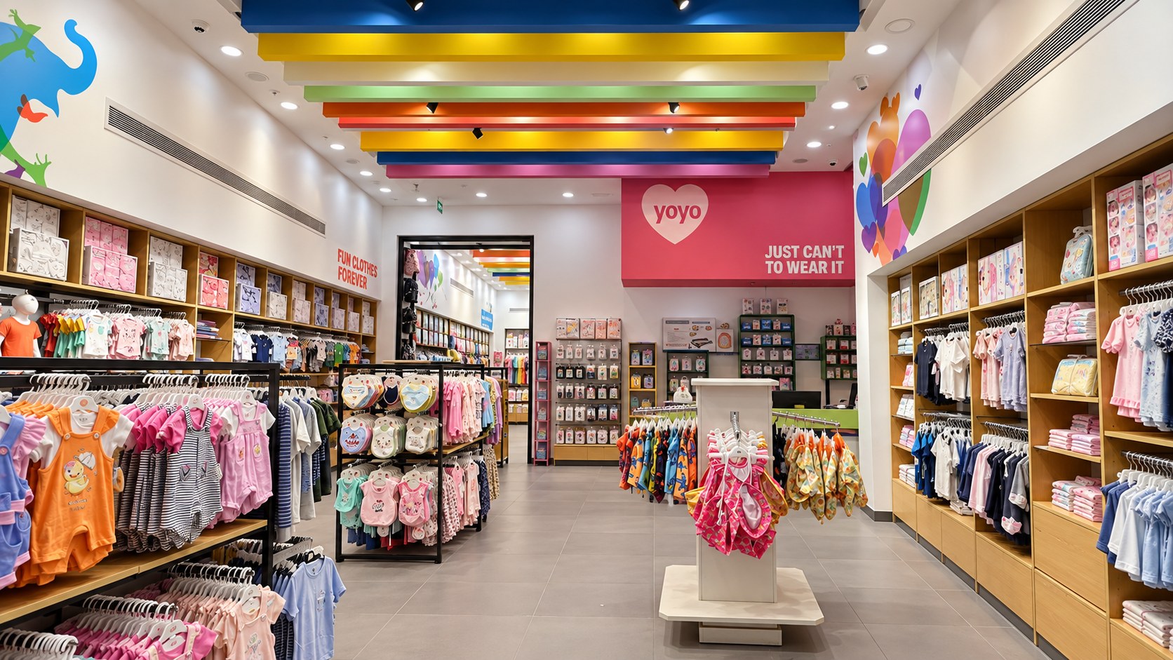 YOYO - Mall of Arabia — Colorful Yoyo MOA Store Interior