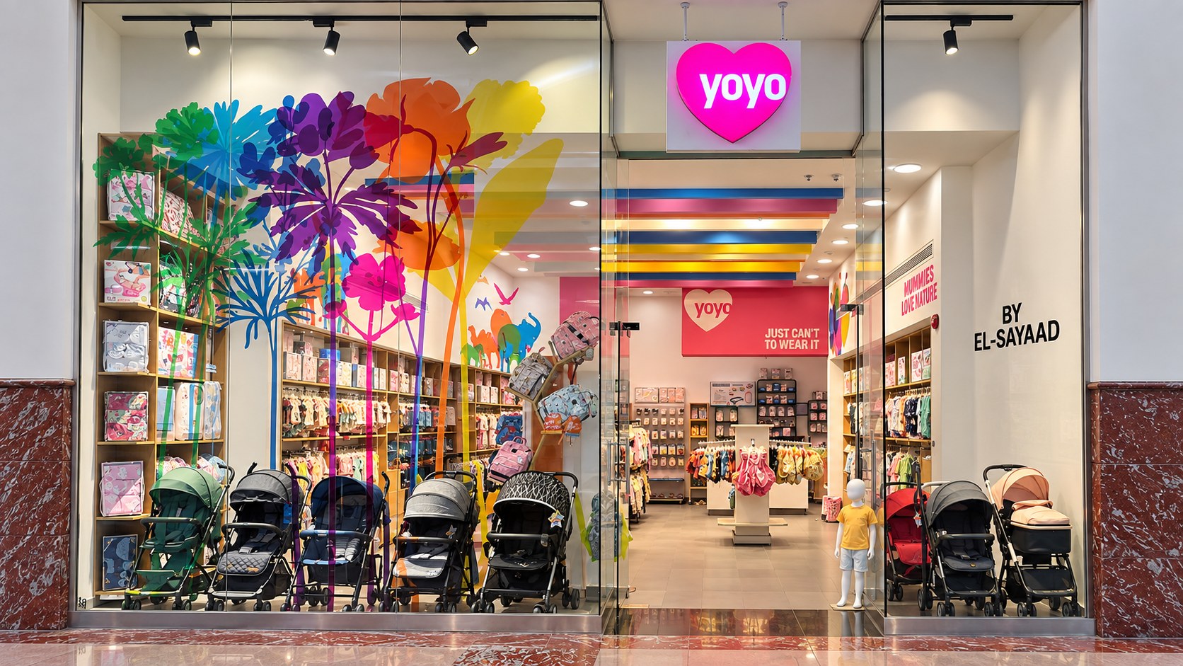 YOYO - Mall of Arabia — Yoyo MOA Botanical Stroller Showcase
