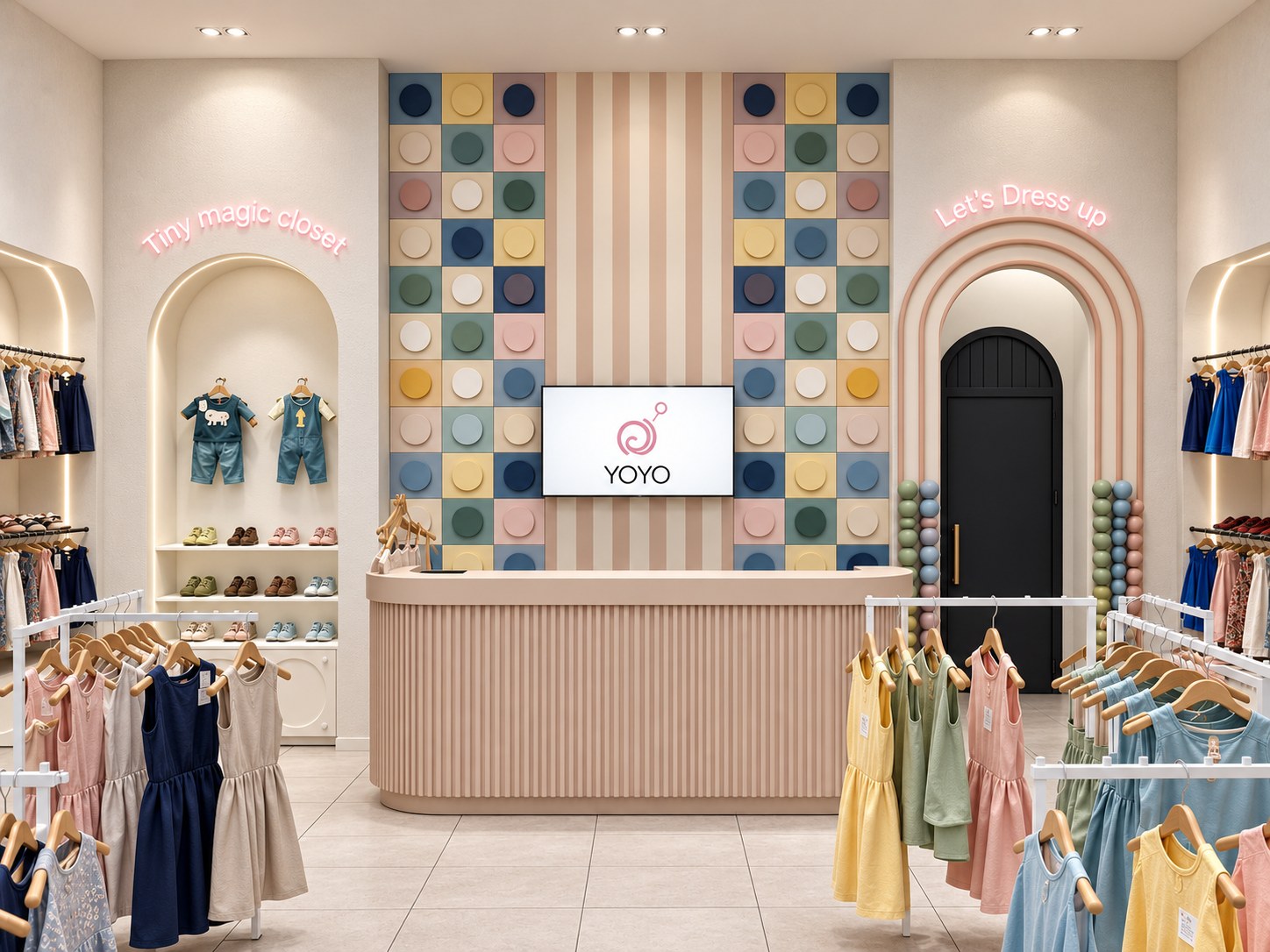 YOYO - Mansoura mall — YOYO Children’s Boutique in Blush and Cream